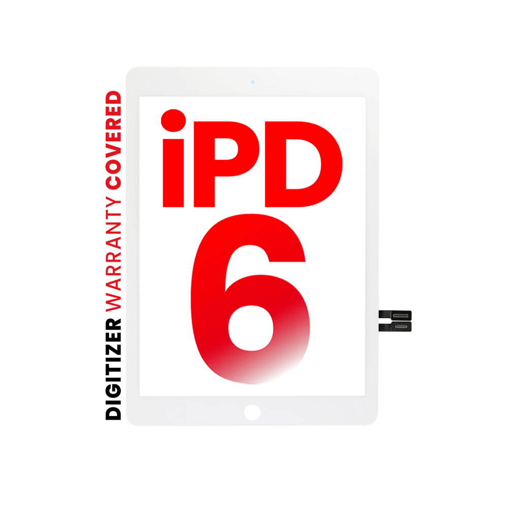 Digitalizador compatible para iPad 6 (2018) (Aftermarket Pro: XO7) (Blanco)