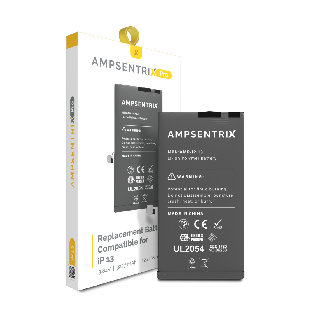 Replacement Battery Compatible For iPhone 13 (AmpSentrix Pro)