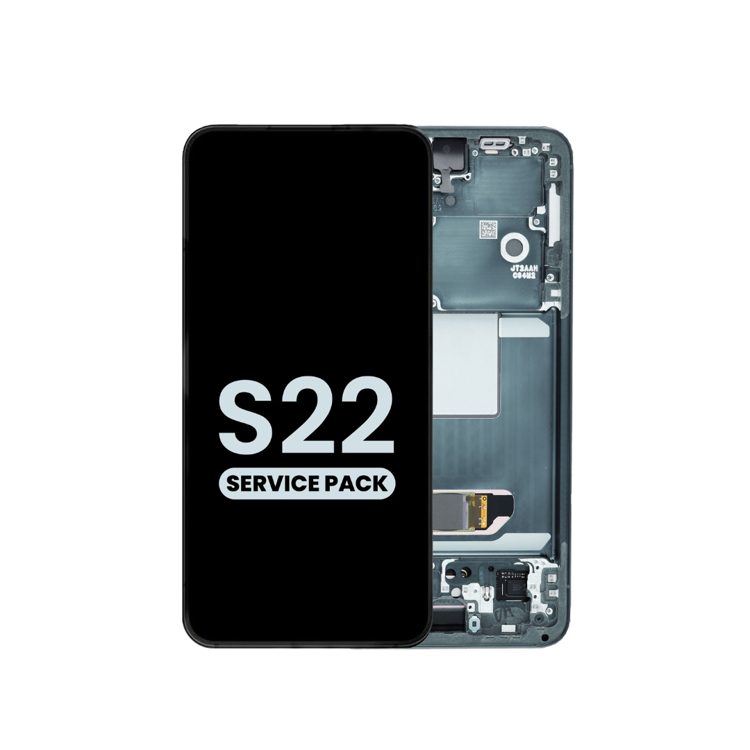 OLED Assembly with Frame for Galaxy S22 S901 (GRAY) (Service Pack)