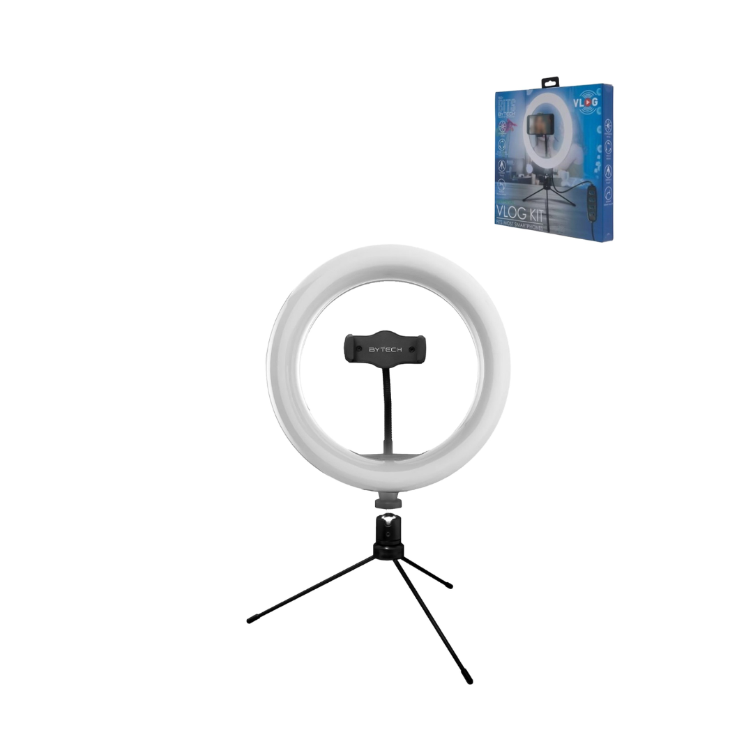 Bytech Selfie Ring Light w/ Tripod - BLACK