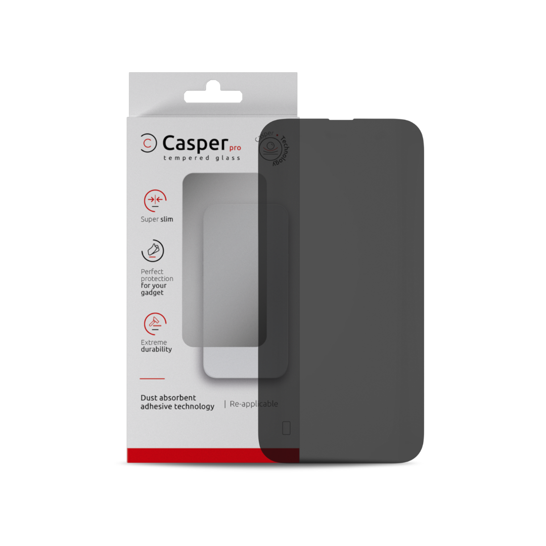 Vidrio templado Casper Pro para iPhone 15 Pro Max (Privacidad)