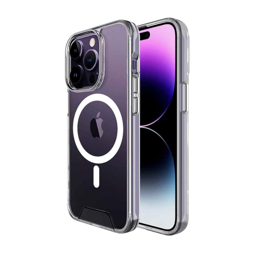 Wireless Charging Clear Case (Full Bottom Close) for iPhone 14 Pro