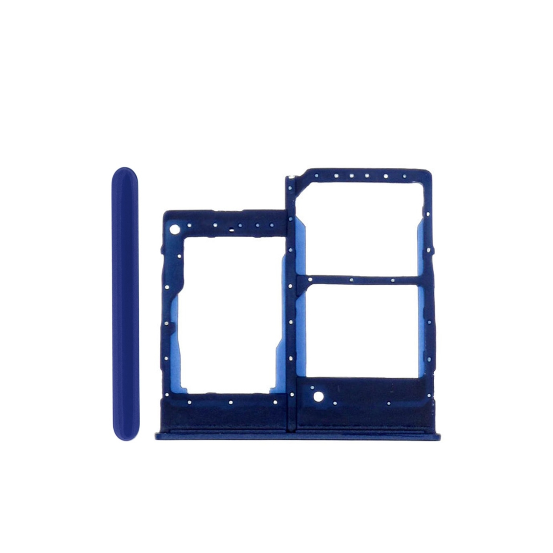 Dual Sim Card Tray for Galaxy A20E (A202) / A10E (A102) (BLUE)