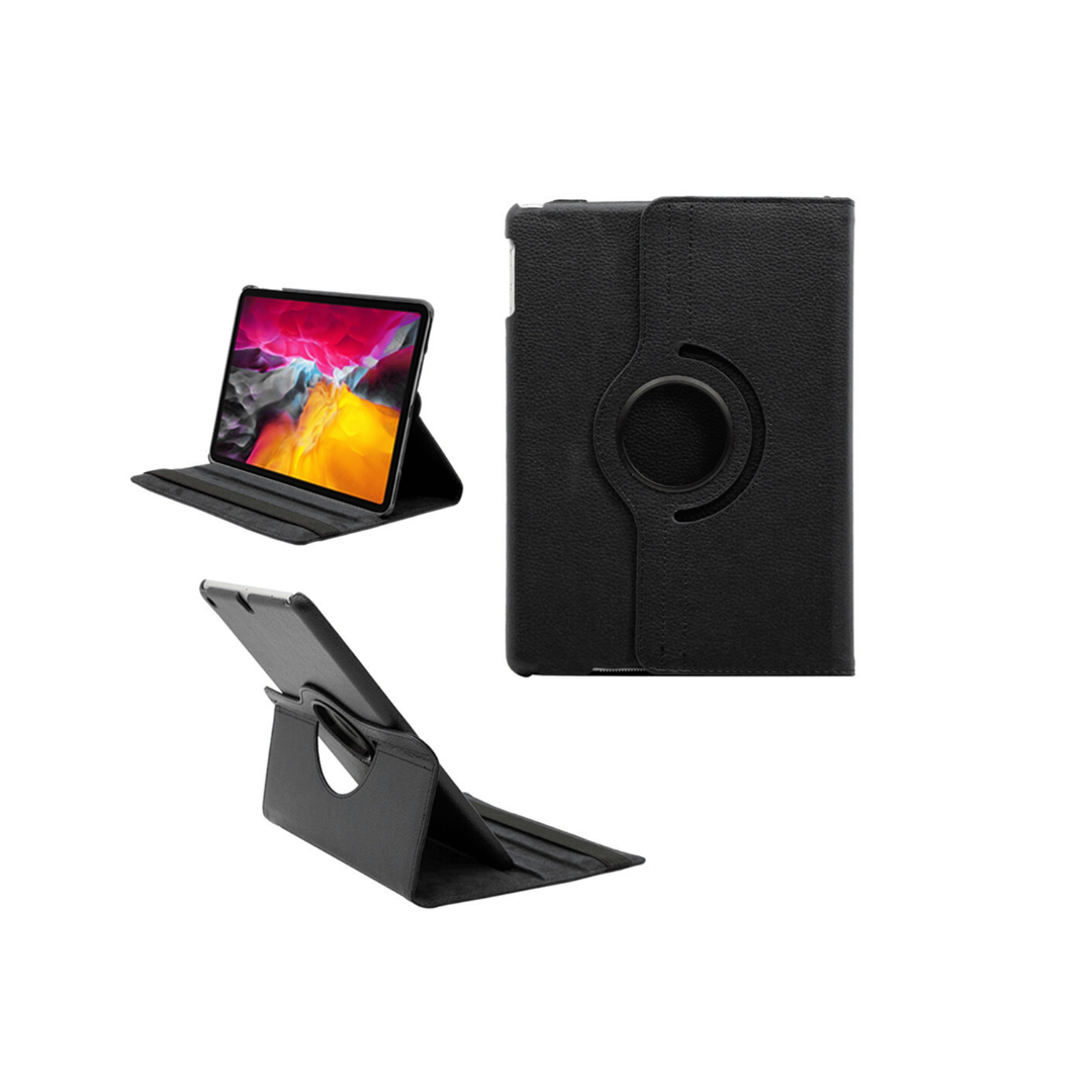 Universal 10" 360 Degree Rotating Leather Case - BLACK
