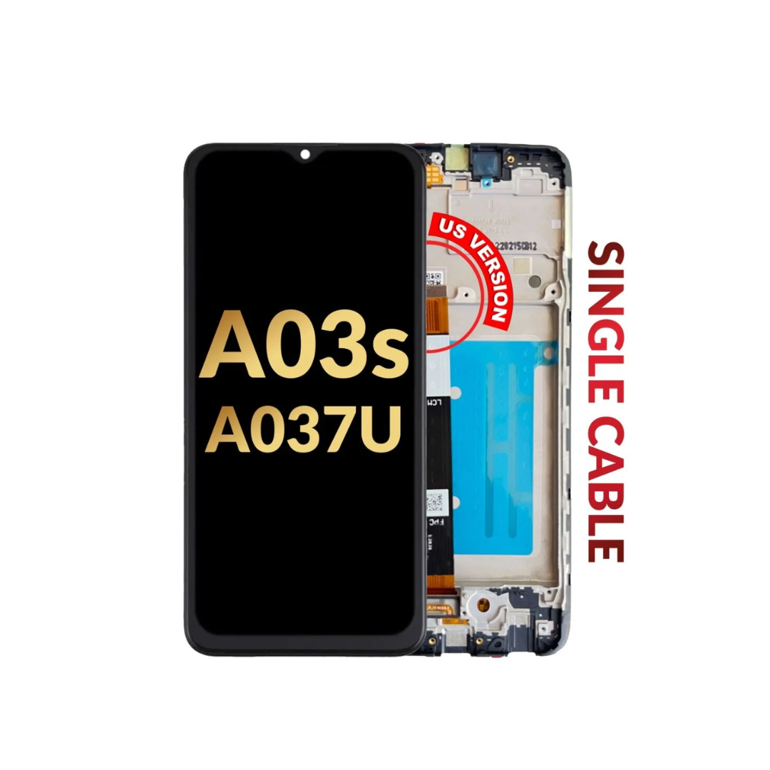 LCD Assembly with Frame (US Version) for Galaxy A03s (A037U / 2021) (Premium)