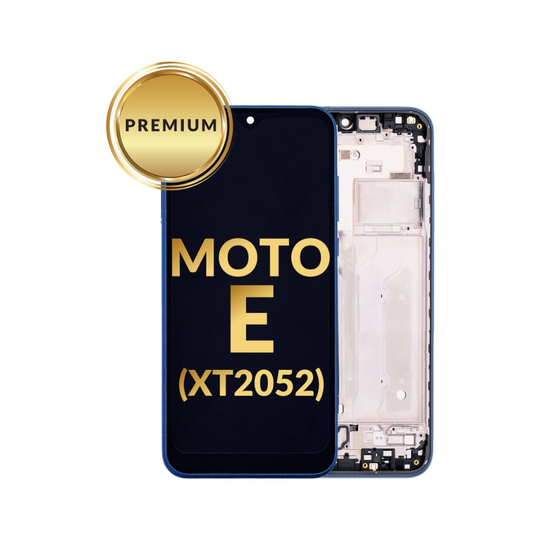 Ensamblaje de LCD con marco para Motorola Moto E (XT2052) (AZUL) (Premium)