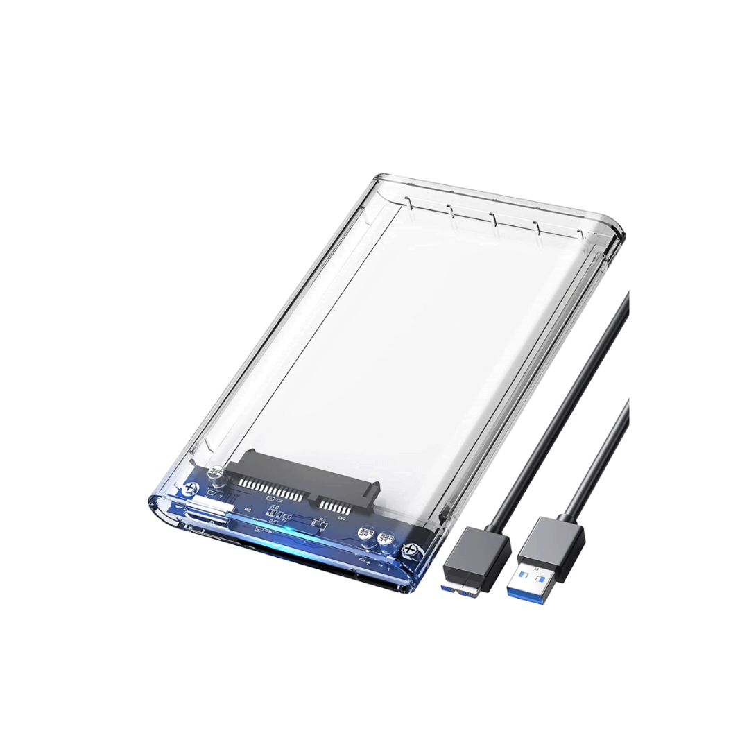Carcasa para disco duro externo SATA HDD de 2,5 pulgadas con USB 3.0