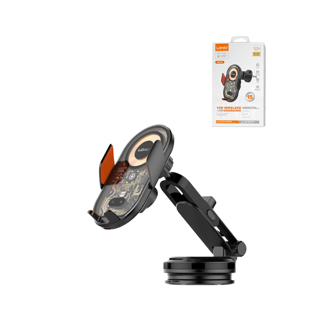 LDNIO MA30-1 15W Wireless Charging Car Mount