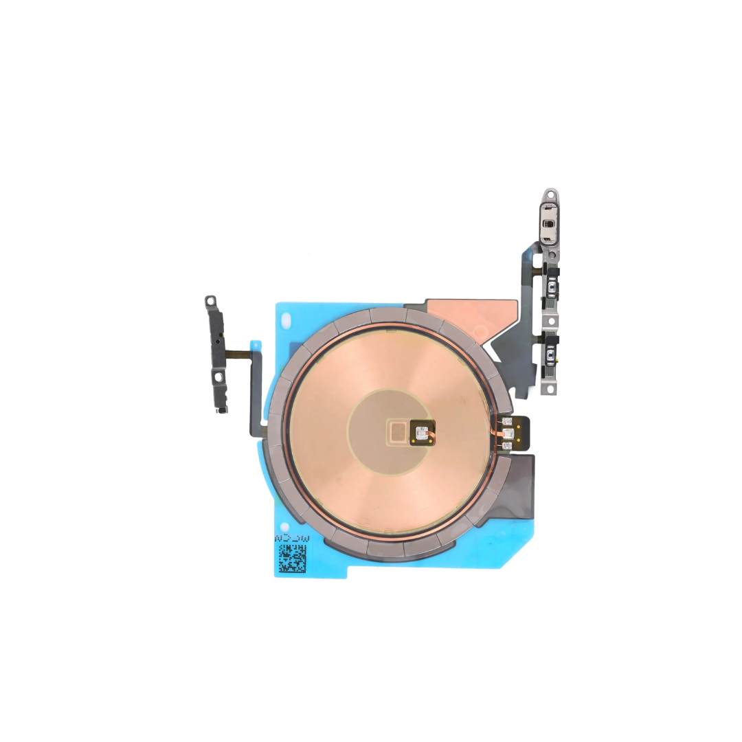 Wireless NFC Charging Chip with Power & Volume Button Flex Cable for iPhone 14 Pro Max