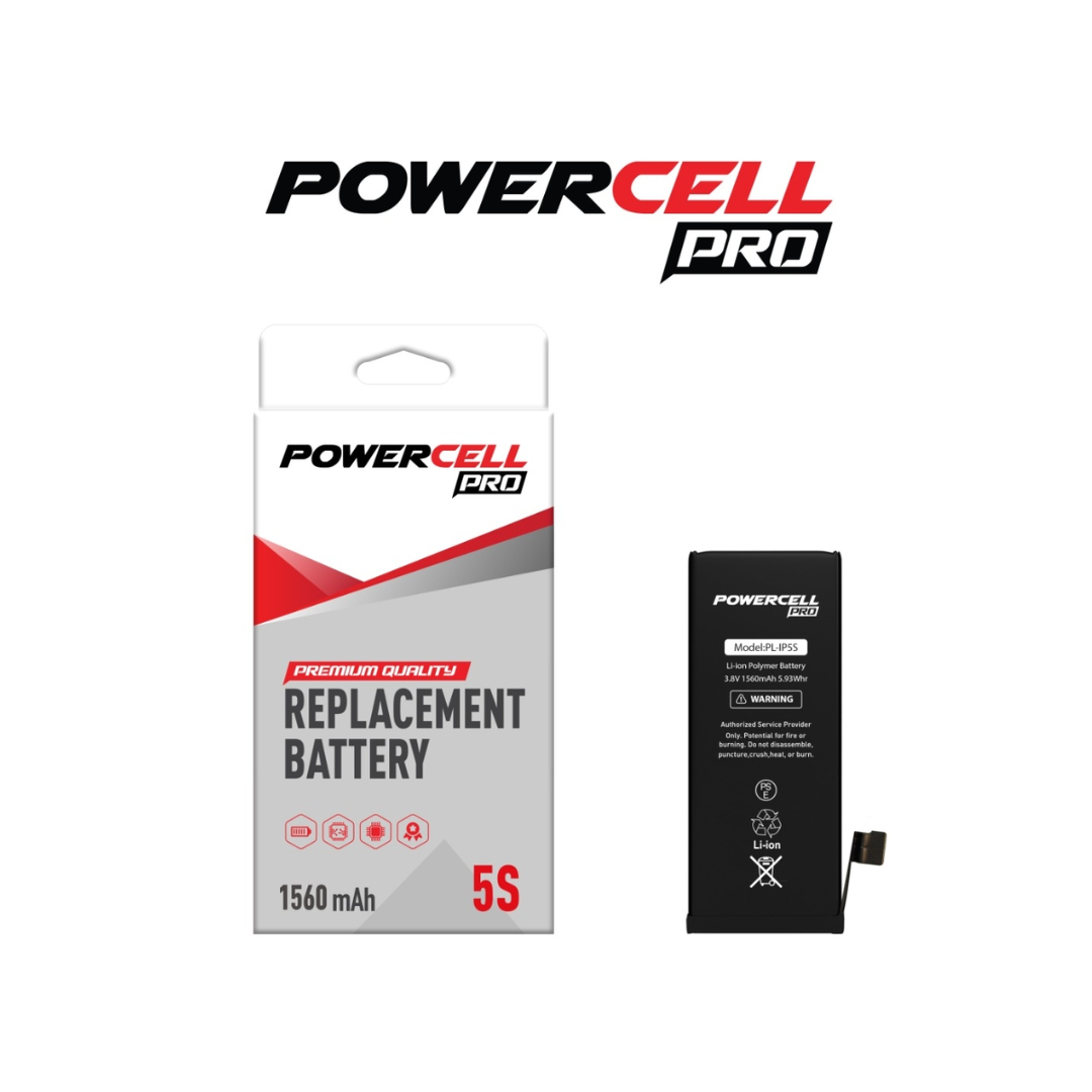 POWERCELL PRO Replacement Battery for iPhone 5S / 5C (1560 mAH)