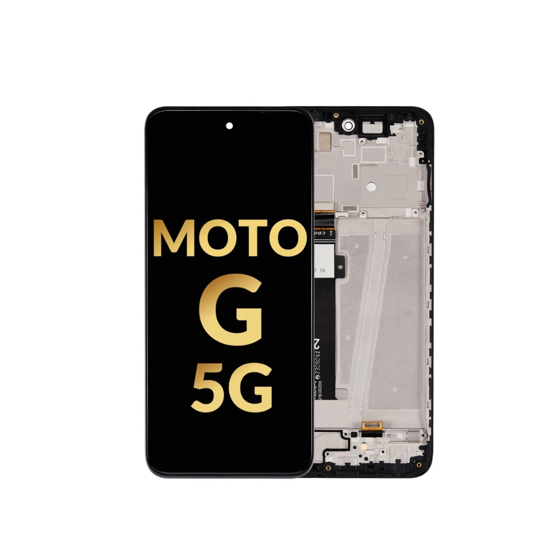 Ensamblaje de LCD con marco para Motorola Moto G 5G (XT2313-6 / 2023) (Premium)