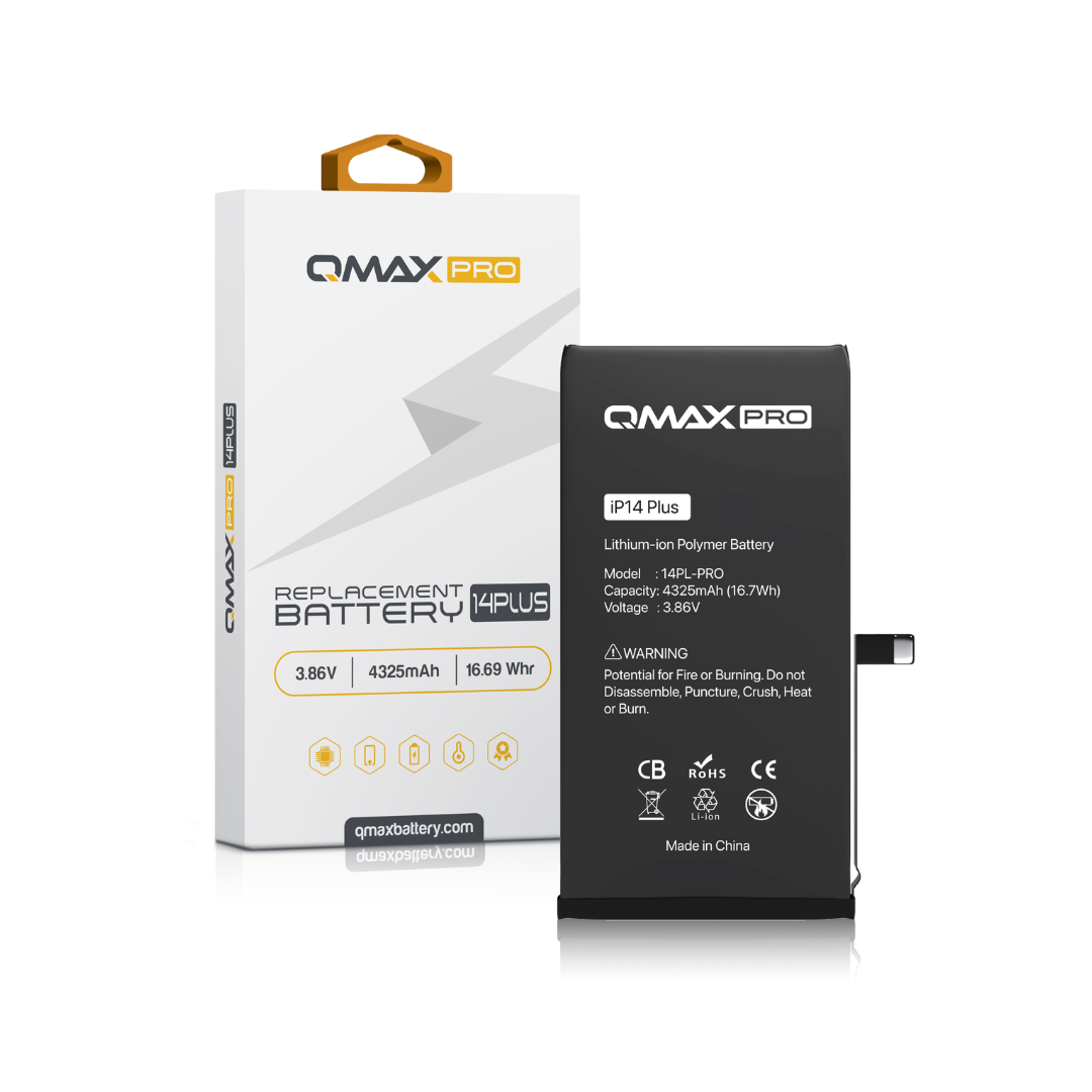 QMAX Pro Replacement Battery for iPhone 14 Plus (4325 mAH)