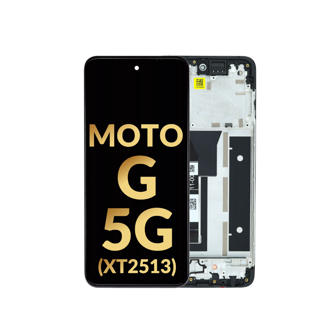 Conjunto de pantalla LCD con marco para Motorola Moto G 5G (XT2513 / 2025) (Premium)