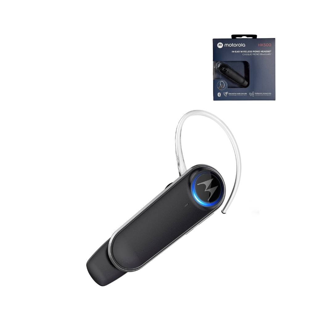 Auriculares inalámbricos monoaurales Motorola HK500 (negros)