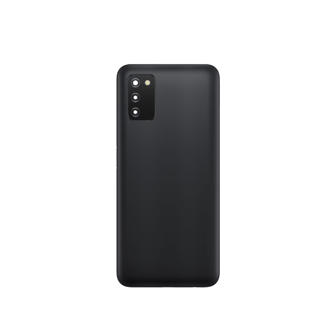 Cristal trasero para Galaxy A03s (A037/2021) (versión estadounidense) (NEGRO)