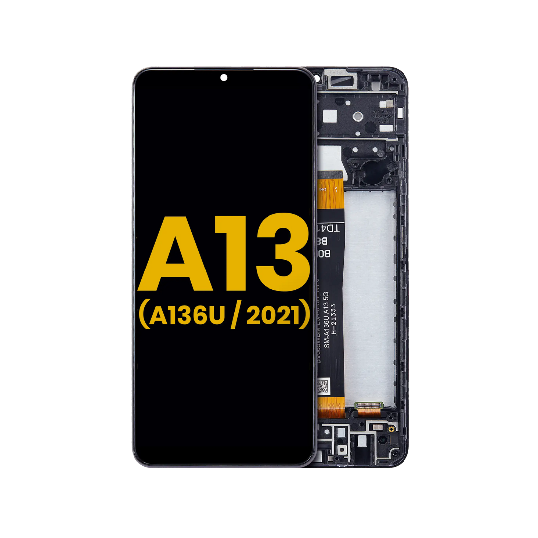 Pantalla LCD con marco compatible con Samsung Galaxy A13 5G (A136U / 2021) (reacondicionada) (todos los colores)