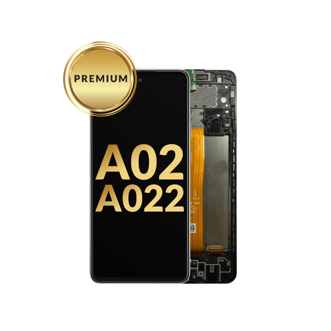 Ensamblaje de pantalla LCD con marco (Premium) para Samsung Galaxy A02 (A022/2020)