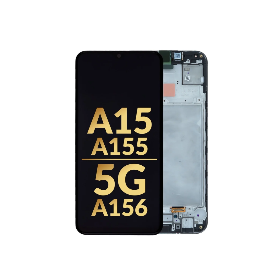 OLED Assembly with Frame for Galaxy A15 4G (A155 / 2023) / A15 5G (A156 / 2023) (US and International Version) (Service Pack)
