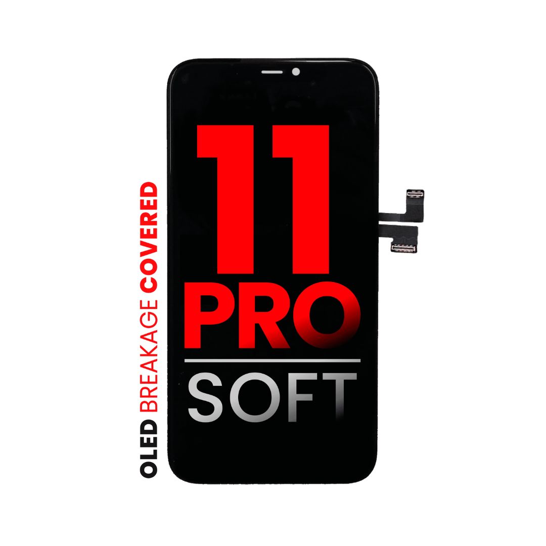 Conjunto OLED compatible con iPhone 11 Pro (Aftermarket Pro: XO7 Soft)