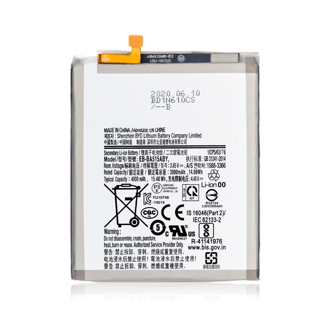 Batería de repuesto compatible con Samsung Galaxy A51 4G (A515/2019) (EB-BA515ABY)