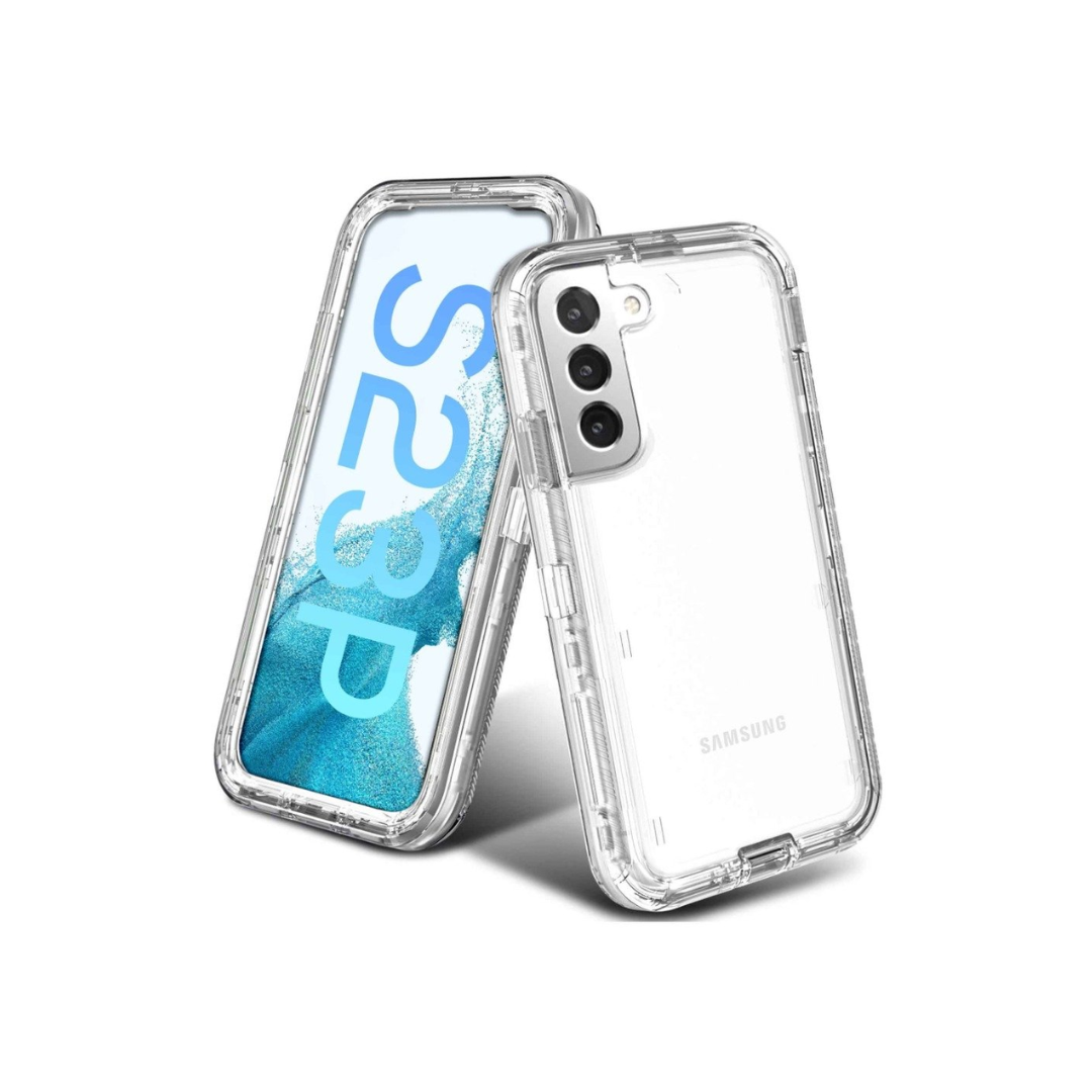 Funda transparente a prueba de golpes para Galaxy S23 Plus - TRANSPARENTE