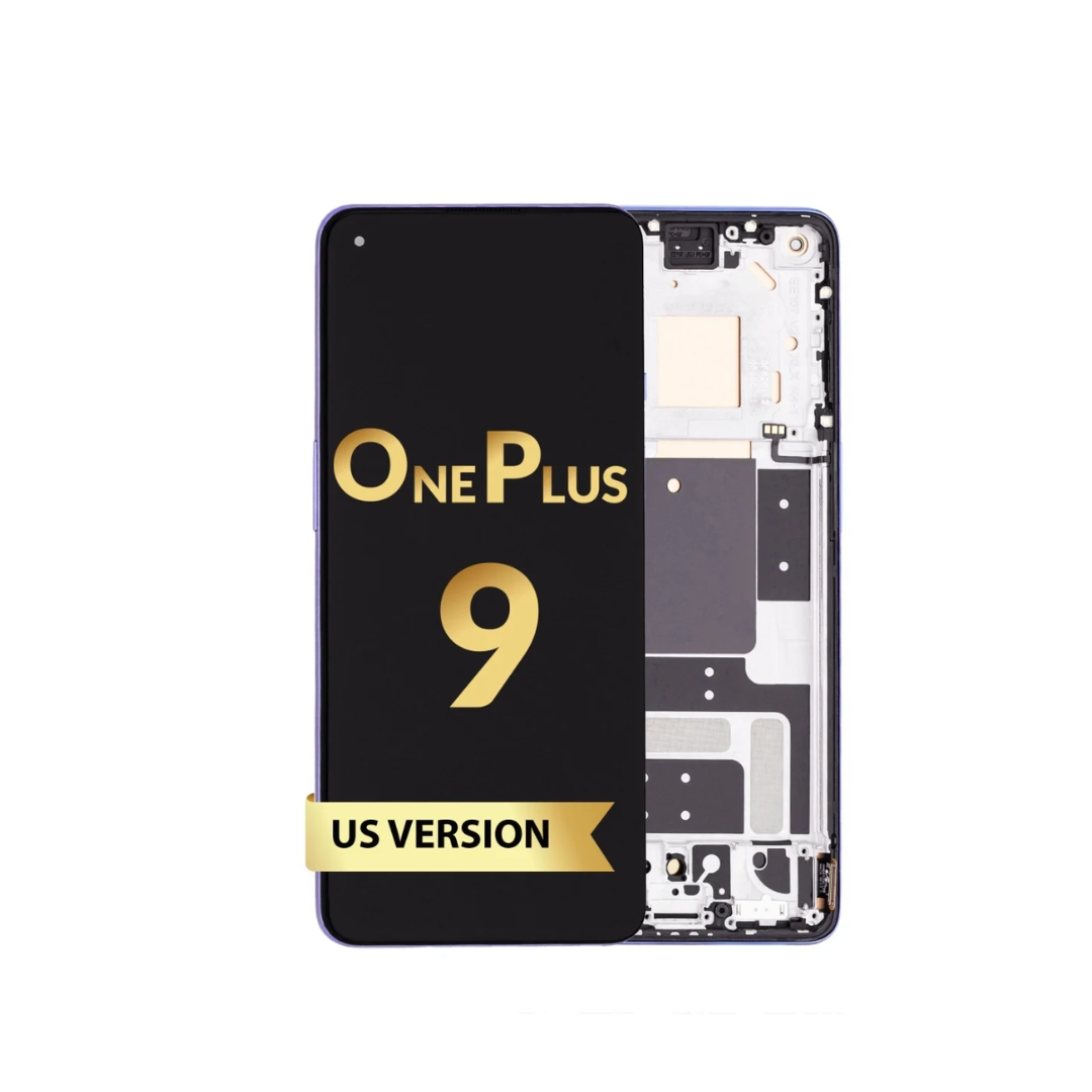 OLED Assembly with Frame for OnePlus 9 (PURPLE) (US Version) (Premium)