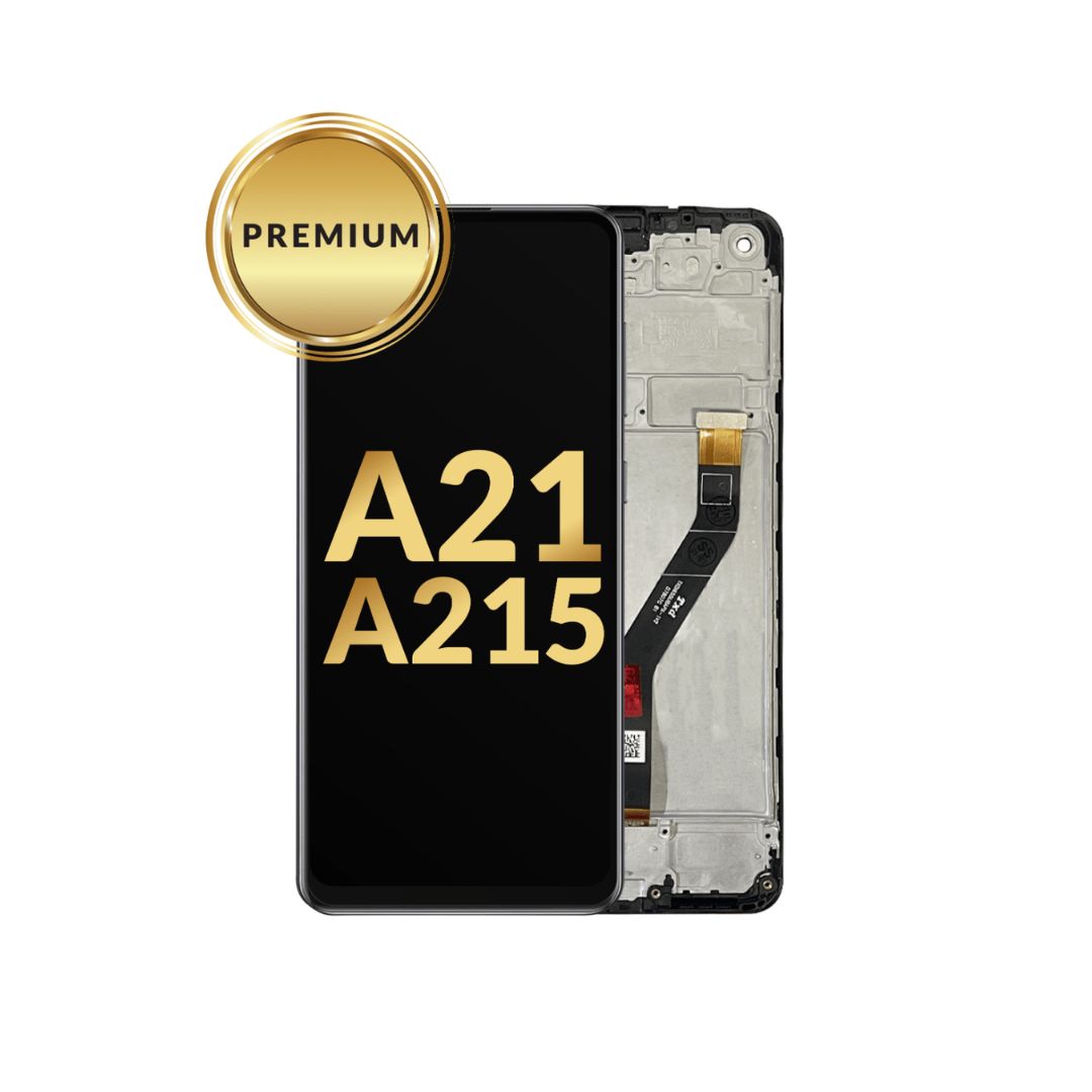 Ensamblaje de pantalla LCD con marco (Premium) para Samsung Galaxy A21 (A215/2020)