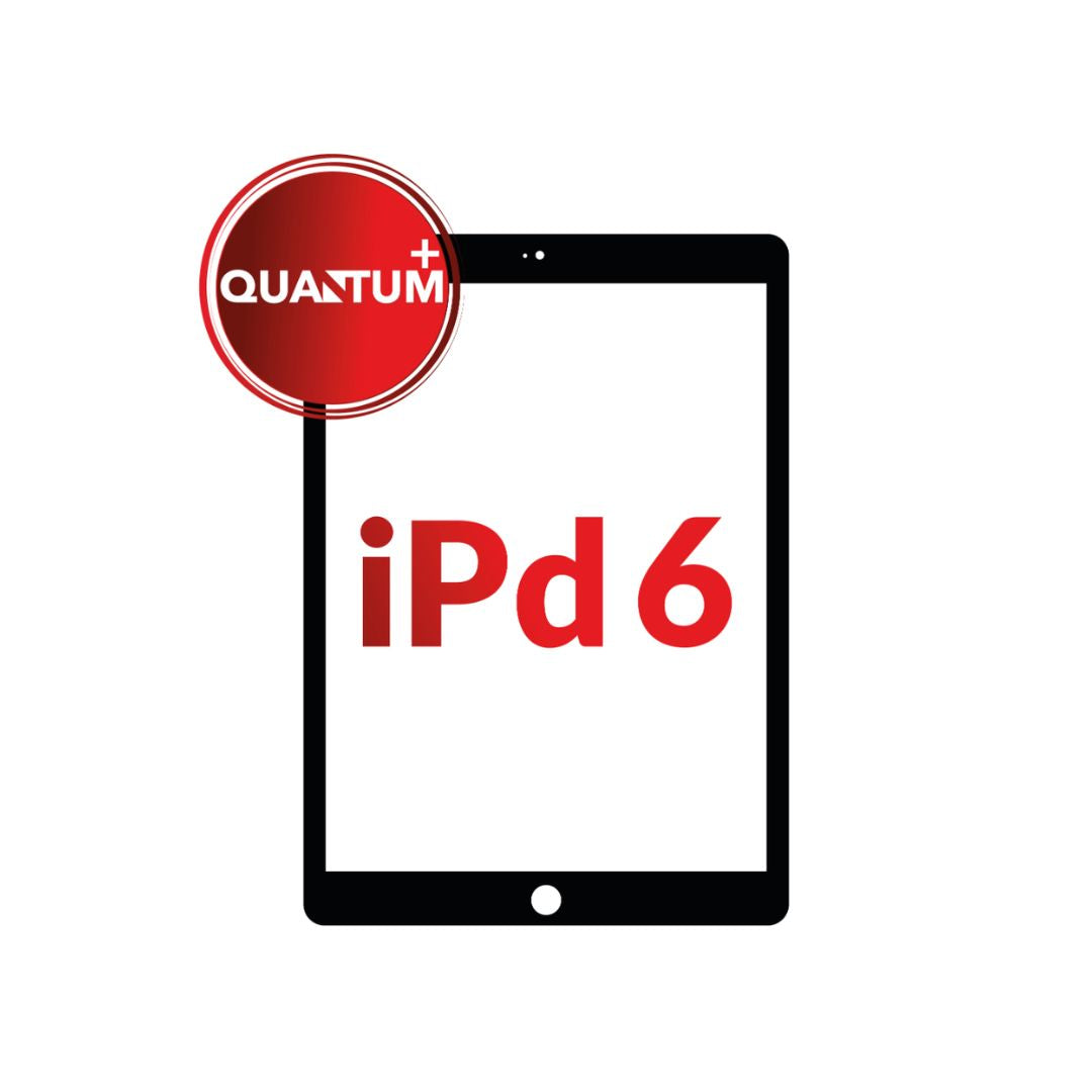 Ensamblaje del digitalizador Quantum+ iPad 6 (2018) (NEGRO)