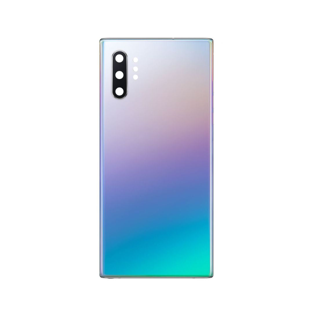 Cristal trasero con lente de cámara y adhesivo para Samsung Galaxy Note 10 Plus (SIN LOGOTIPO) (AURA GLOW)