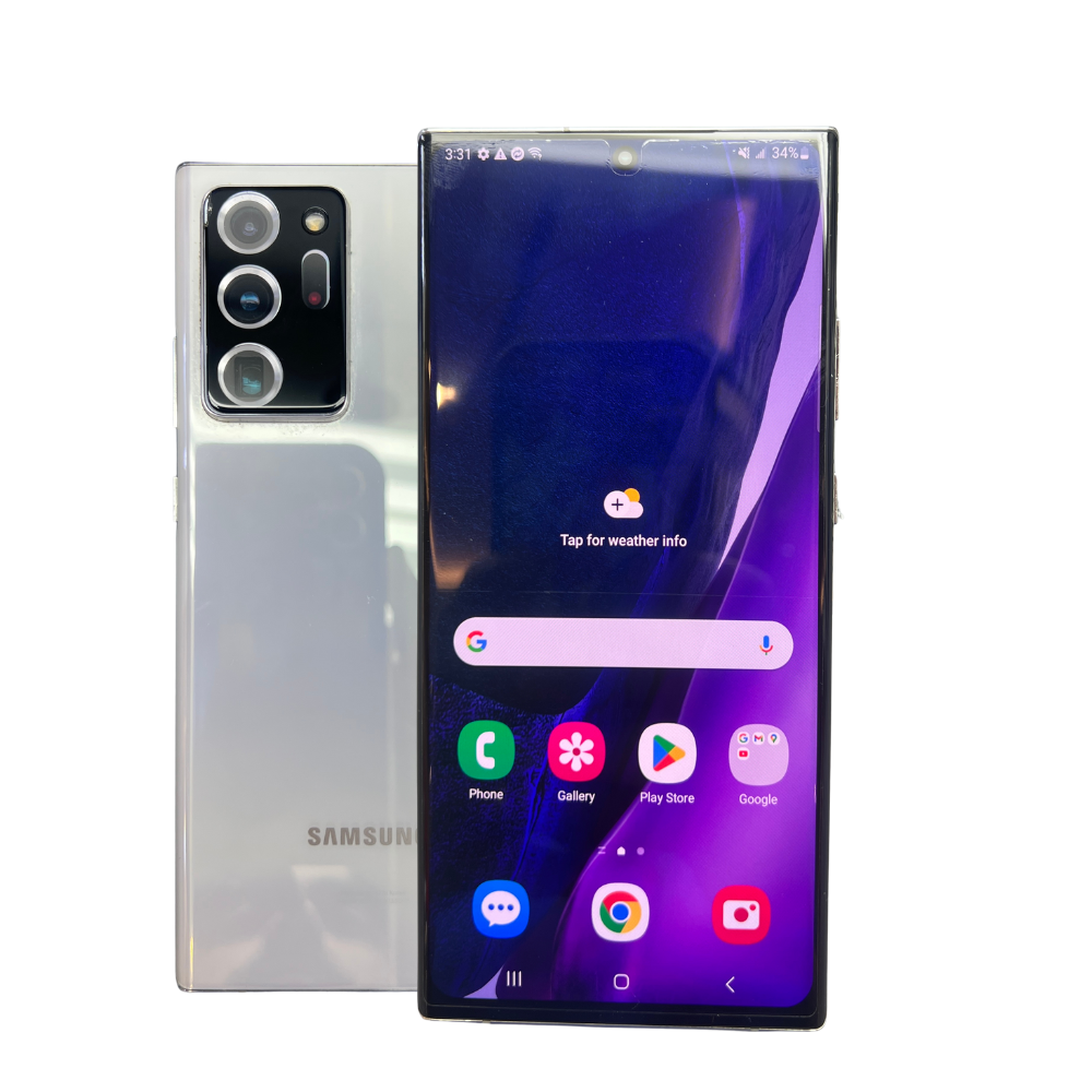 Samsung Note 20 Ultra 5G 128GB Blanco Desbloqueado Usado