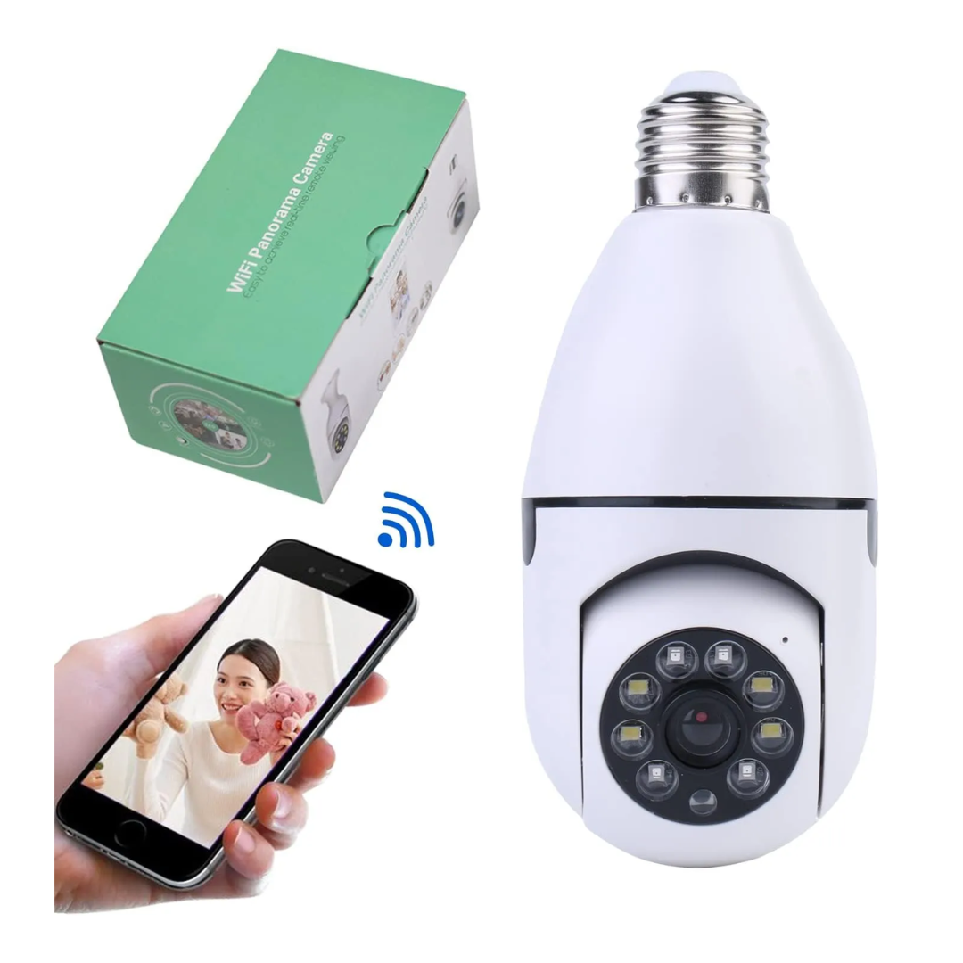 Security Camera 360 Bulb PZT 110v Wi-Fi 2.4G Indoor