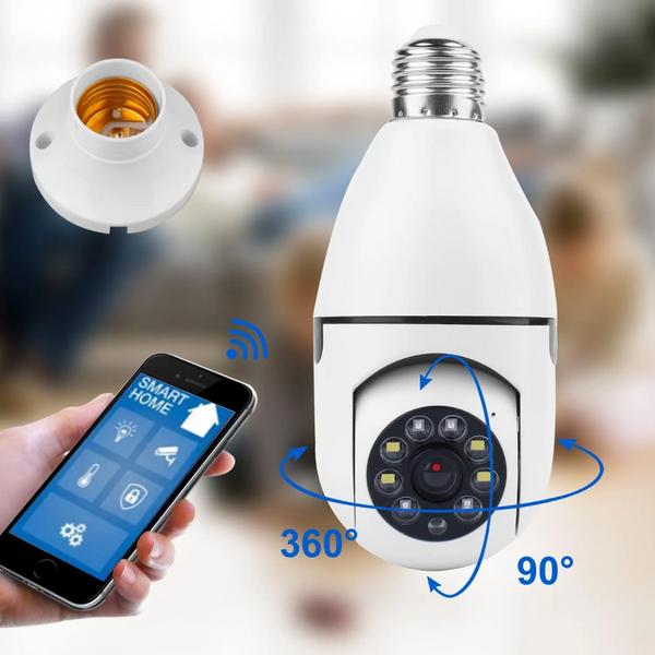 Security Camera 360 Bulb PZT 110v Wi-Fi 2.4G Indoor