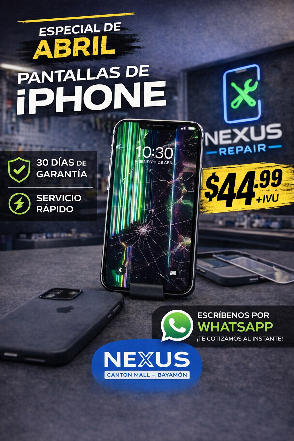 Servicio de reemplazo de pantalla de iPhone 