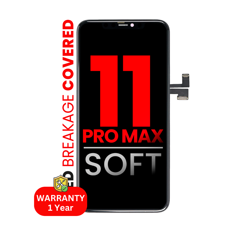 Conjunto OLED compatible con iPhone 11 Pro Max (Aftermarket Pro: XO7 Soft)