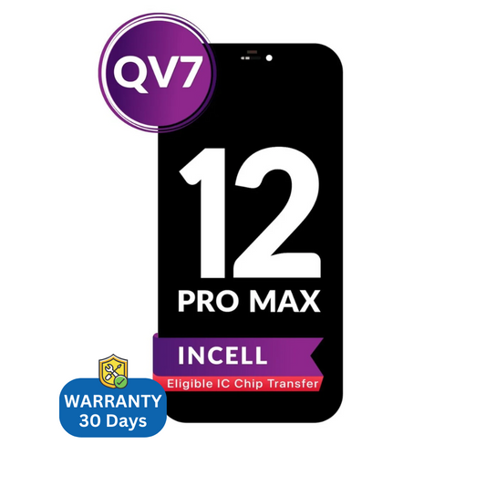 Ensamblaje de pantalla LCD para iPhone 12 Pro Max (Incell de repuesto/QV7) (apto para transferencia de IC)