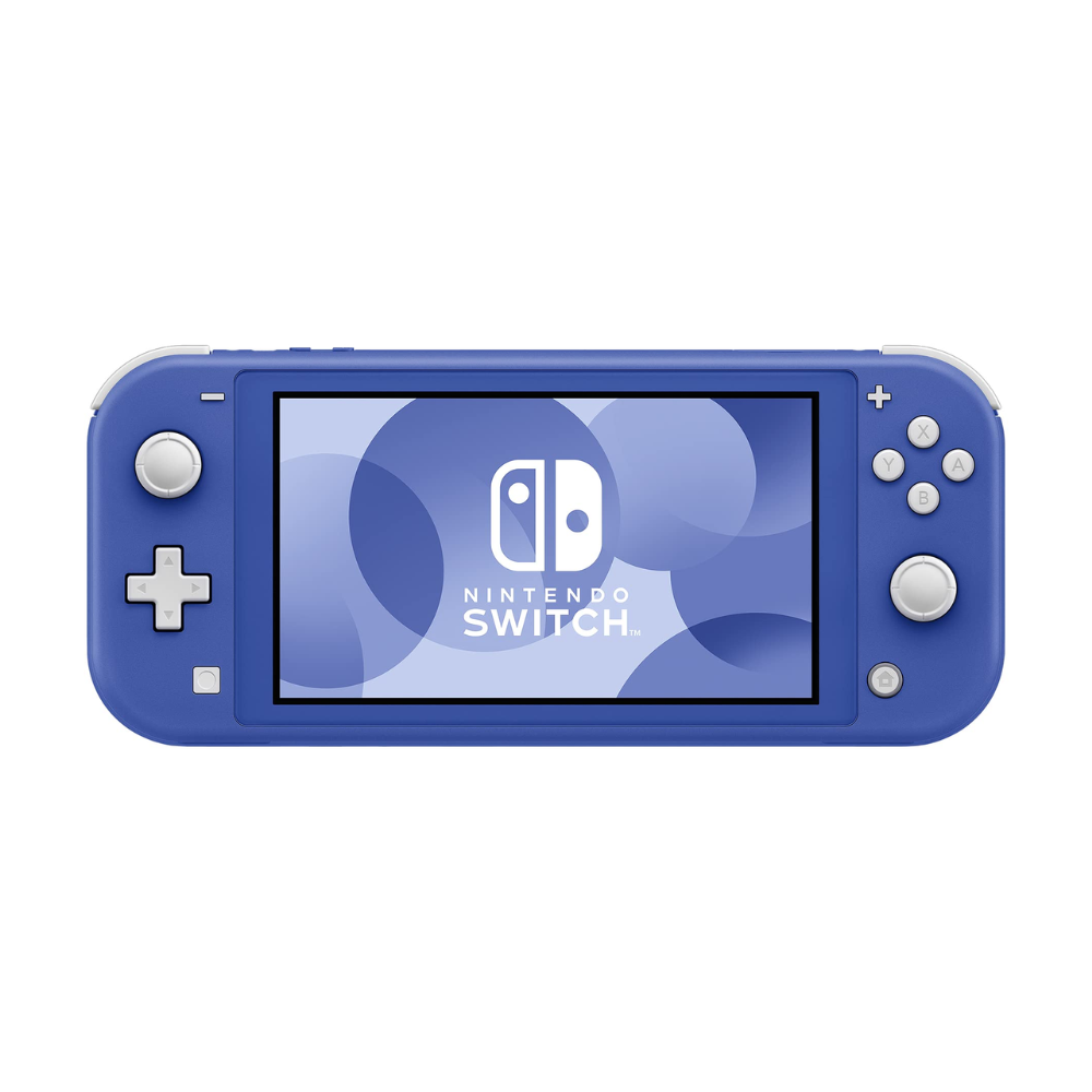 Nintendo Switch Lite personalizada azul usada