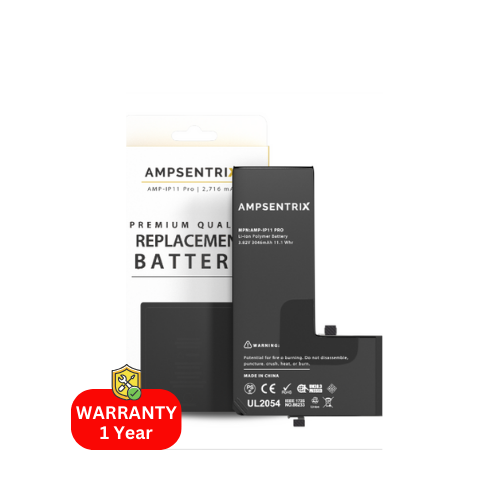 Replacement Battery Compatible For IPhone 11 Pro (AmpSentrix)