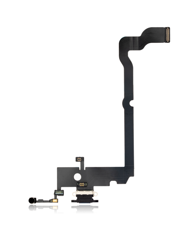 Charging Port Flex Cable Compatible For IPhone XS Max (Premium) (Space Gray)