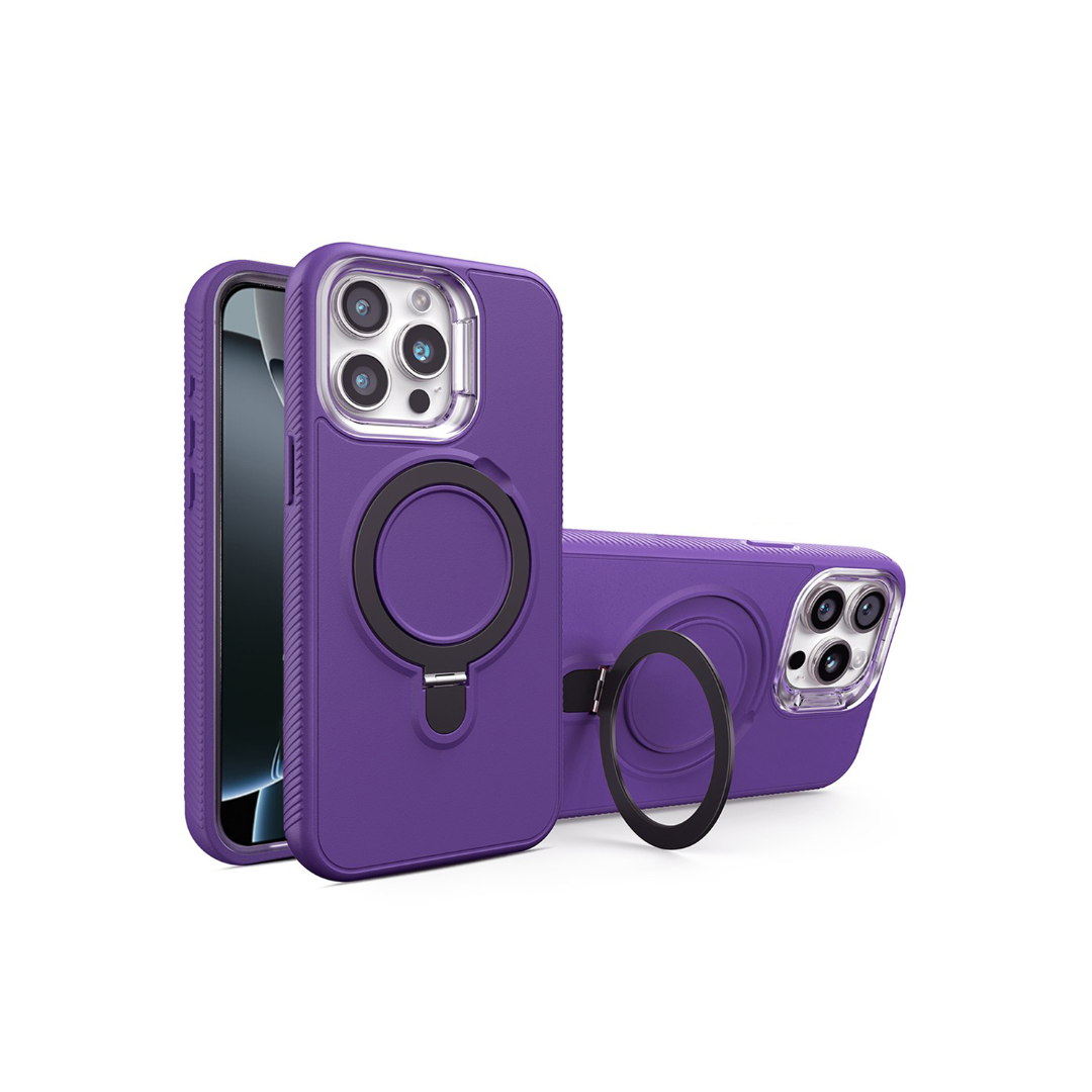 Support Heavy Duty Case w/ Wireless Charging Kickstand  for iPhone 14 Pro Max