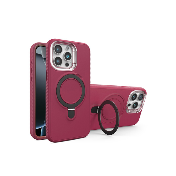 Support Heavy Duty Case w/ Wireless Charging Kickstand  for iPhone 14 Pro Max