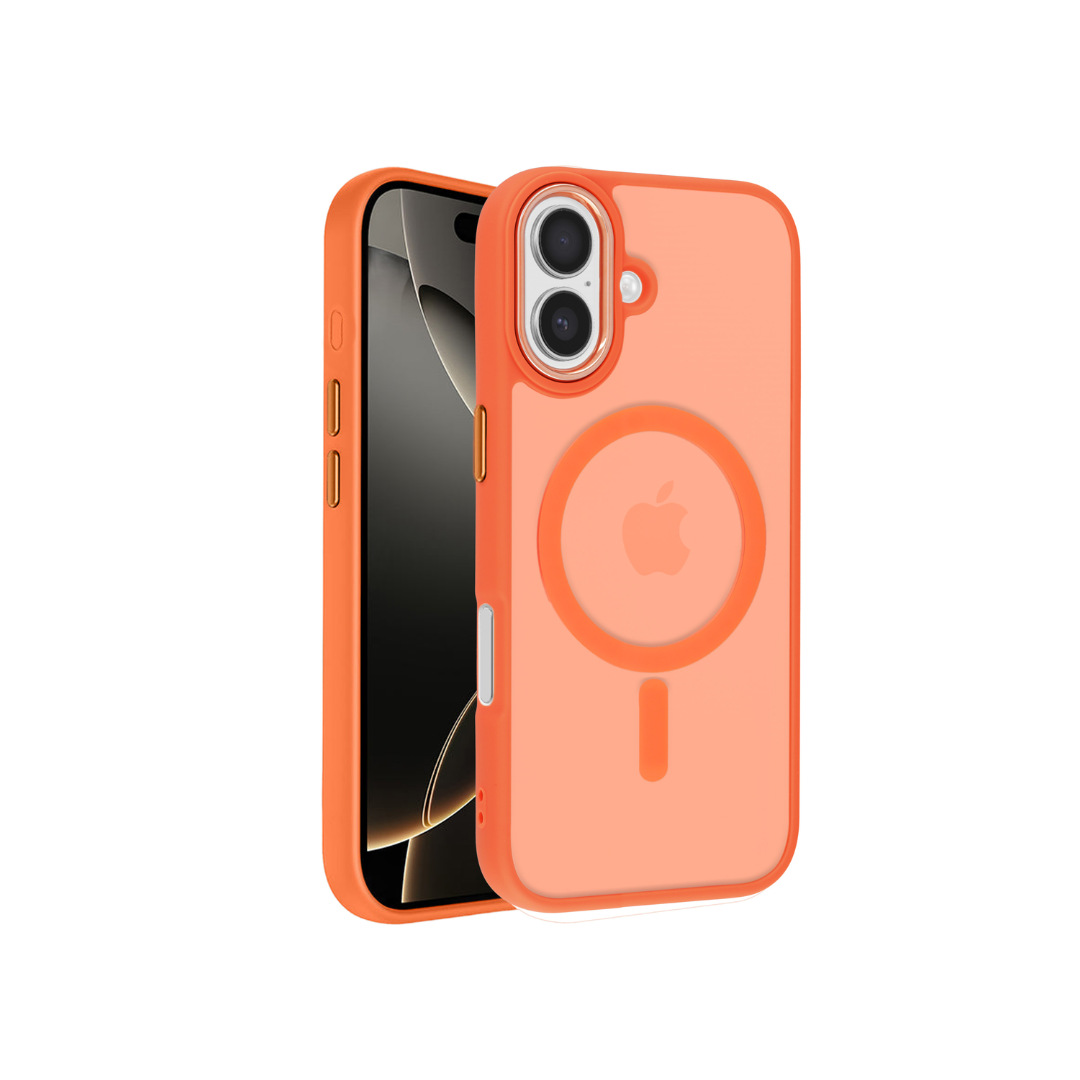 Estuche de carga inalámbrica Carbon con soporte de anillo - TRANSPARENTE para iPhone 13 Pro Max