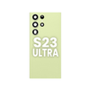 Back Glass with Camera Lens and Adhesive for Galaxy S23 Ultra