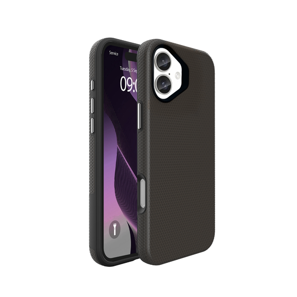 Funda protectora de doble capa con absorción de impactos para iPhone 16
