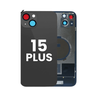 Back Glass with Frame and MagSafe Magnet for iPhone 15 Plus  (NO LOGO)