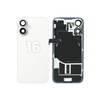 Cristal trasero con NFC inalámbrico e imán MagSafe para iPhone 16 (SIN LOGO) (NEGRO)