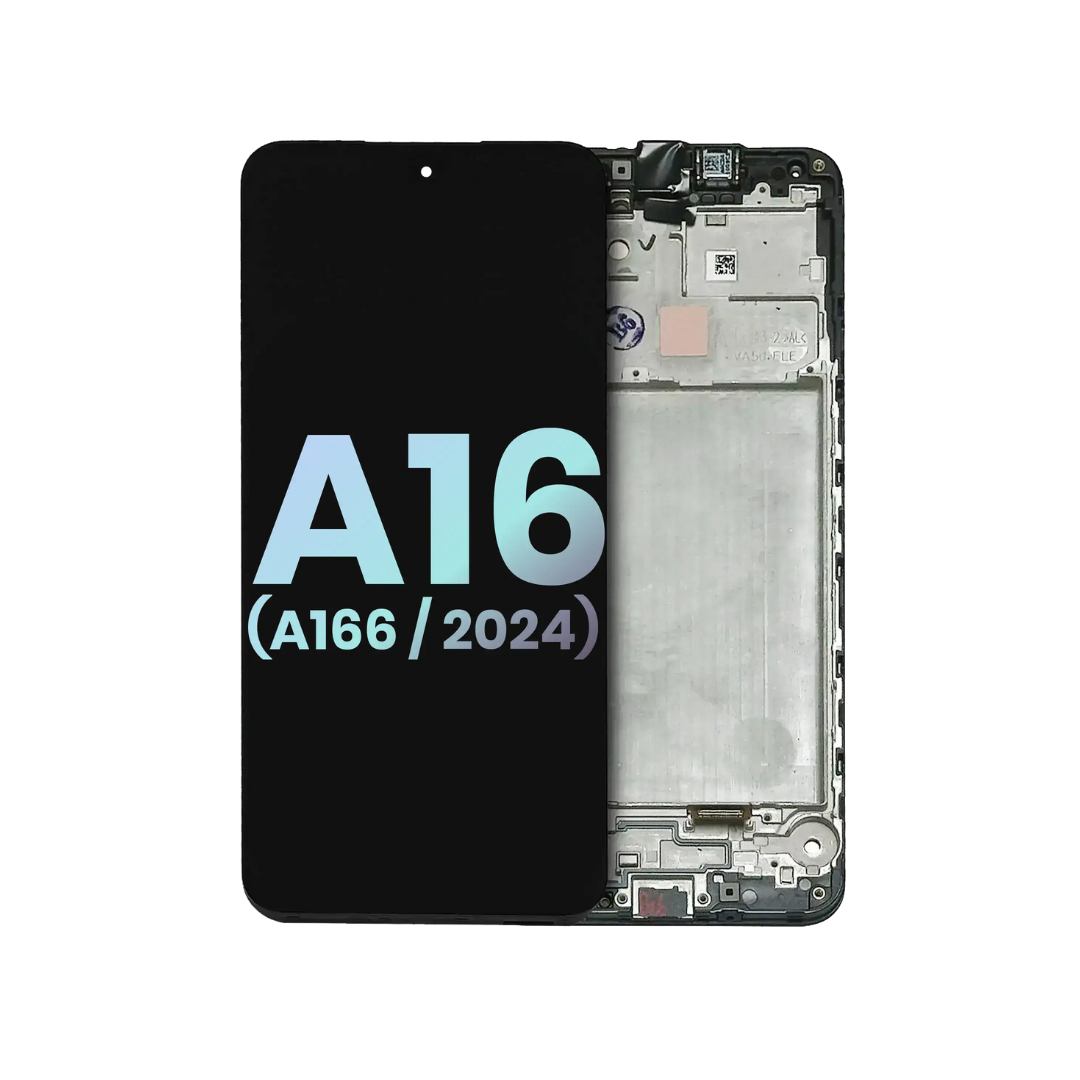 OLED Assembly With Frame Compatible For Samsung Galaxy A16 5G (A166 / 2024) (Service Pack) (All Colors)