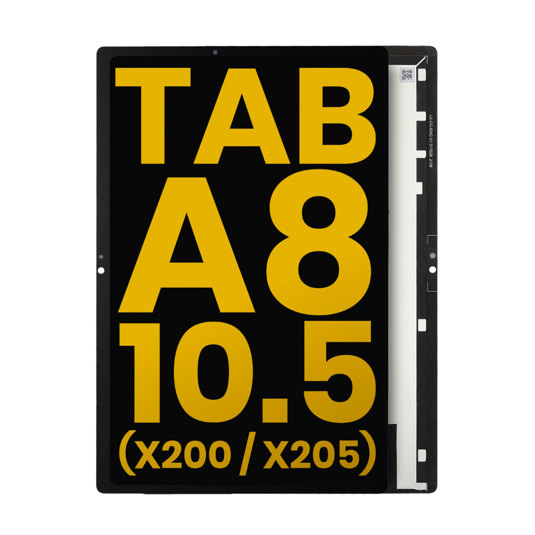 Pantalla LCD sin marco compatible con Samsung Galaxy Tab A8 de 10,5" (2021) (X200 / X205) (reacondicionada) (Negro)