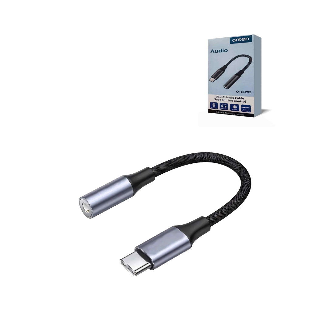 Adaptador USB C a AUX hembra Onten