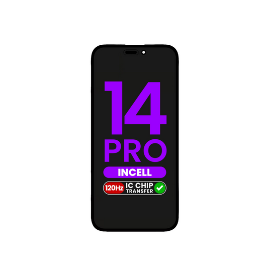 Ensamblaje de pantalla LCD para iPhone 14 Pro (Incell de repuesto / QV7 / 120 Hz) (Apto para transferencia IC)