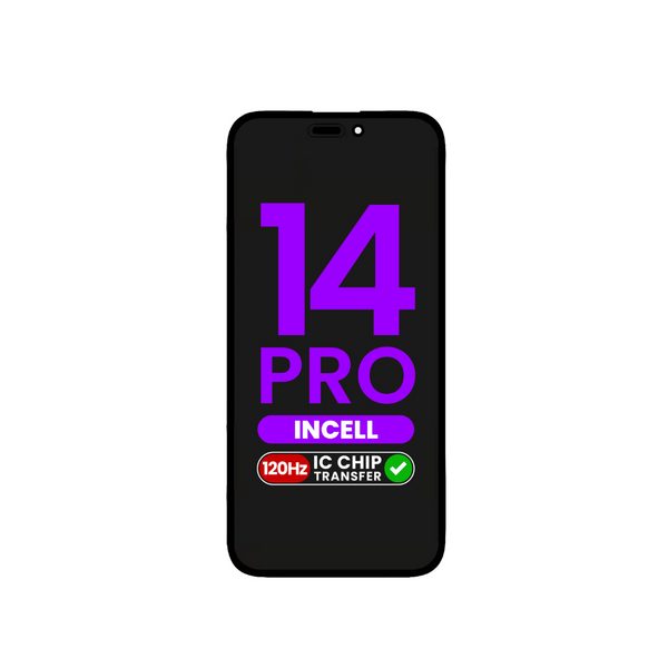 Ensamblaje de pantalla LCD para iPhone 14 Pro (Incell de repuesto / QV7 / 120 Hz) (Apto para transferencia IC)